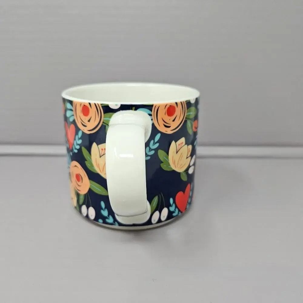 Coco & Lola Coffee Cup Multicolored Floral Mug